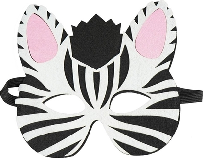Изображение Filcowa maska zwierztka - zebra