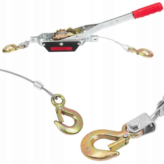 Picture of Forcekraft Wcigarka linowa rczna 1t (lina 5mm, dugo liny 2,2m)