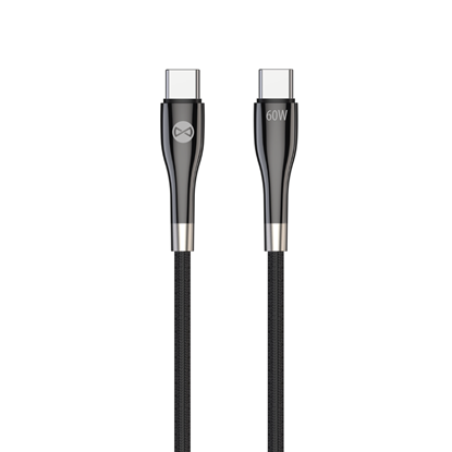Picture of Forever Sleek cable USB-C - USB-C 2,0 m 60W black