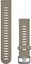 Picture of Garmin Pasek silikonowy na nadgarstek Quick Release 20 (piaskowy / stalowo-srebrny) (010-11251-0Z)