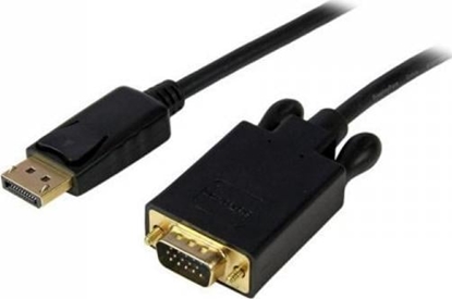 Attēls no Adapter AV StarTech DisplayPort - D-Sub (VGA) czarny (DP2VGAMM10B)