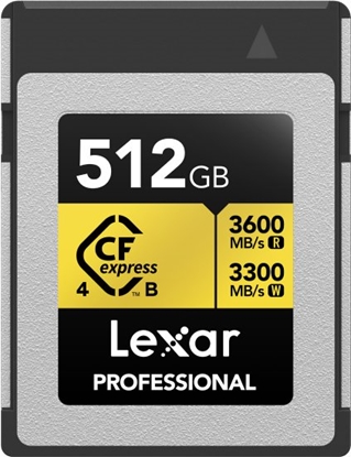 Picture of Karta Lexar Professional Gold CFexpress 512 GB  (LCXEXP4512G-RNENG)
