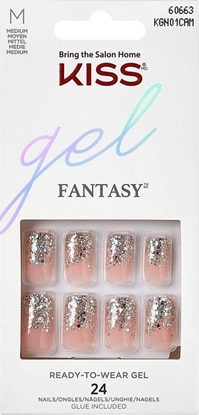 Picture of Kiss Gel nails 60663 Gel Fantasy (Nails) 24 pcs