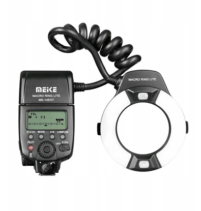 Picture of Lampa Byskowa Led Ttl  Do Makro Makrofotografii Do Canon / Meike Mk-14ext-c