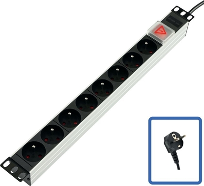 Изображение Lanview Lanview TUPS031 rozdzielacz zasilania PDU Czarny