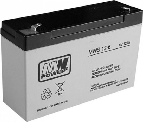 Изображение Lean Sport Akumular elowy do auta na akumulator 6V12Ah