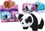 Picture of LeanToys Panda Interaktywna Pluszowa W Transporterze Róowy Niebieski