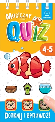 Изображение Magiczny quiz z rybk. Dotknij i sprawd. 4-5 lat