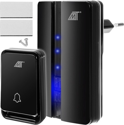 Picture of Malatec Dzwonek bezprzewodowy czarny Malatec 23371