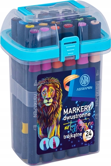 Picture of Markery trójktne dwustronne 24 kol ASTRA