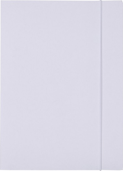 Picture of Office Products Teczka z gumk Budget, karton, A4, 250gsm, 3-skrz., biaa