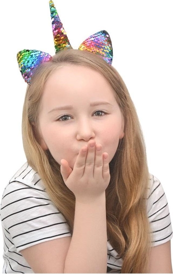 Изображение Opaska jednoroec disco (z cekinami dwustronnymi)