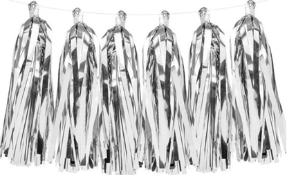 Picture of Party Deco Girlanda frdzle DIY, srebrna, 1,5 m. uniwersalny