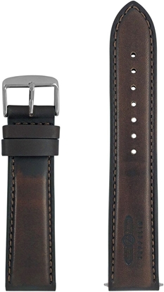 Picture of Pasek skórzany Zeppelin brzowy 22 mm