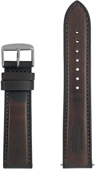 Изображение Pasek skórzany Zeppelin brzowy 22 mm