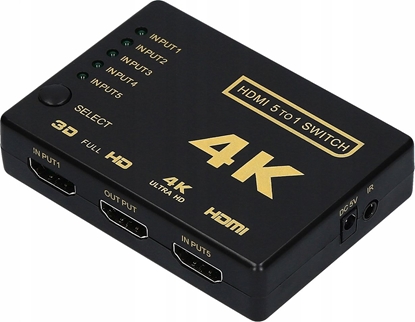 Picture of Pawonik SWITCH 5x HDMI PRZECZNIK ROZDZIELACZ ULTRA HD 4K