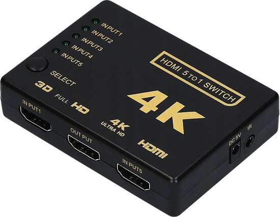 Picture of Pawonik SWITCH 5x HDMI PRZECZNIK ROZDZIELACZ ULTRA HD 4K