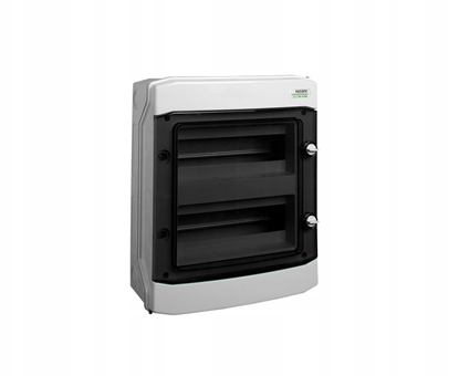 Picture of PLASTIKOWA OBUDOWA INSTALACYJNA Natynkowa IP65,  2X12 moduów. PHS 24T FB NOARK 110685