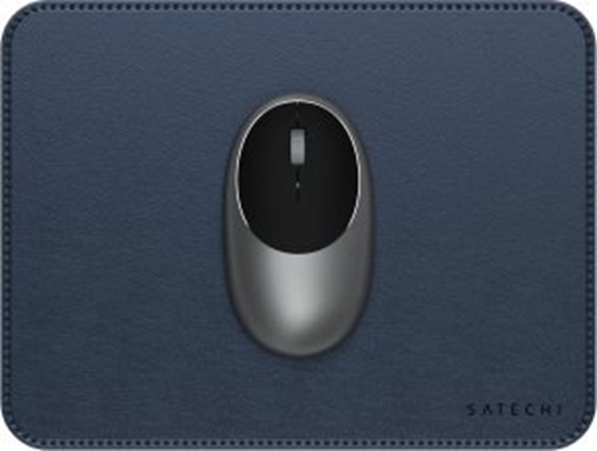 Picture of Podkadka na biurko ze skóry wegaskiej Satechi Premium Mouse Pad (blue)
