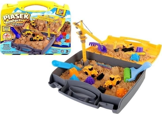 Изображение Pro Kids Piasek kinetyczny Plac Budowy w walizce