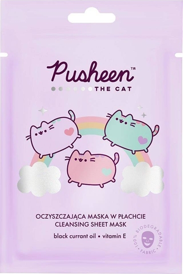 Picture of Pusheen Cleansing Sheet Mask oczyszczajca maska w pachcie 17g