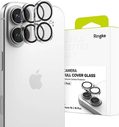 Attēls no Ringke OSONA APARATU RINGKE CAMERA PROTECTOR 2-PACK IPHONE 16 / 16 PLUS CLEAR