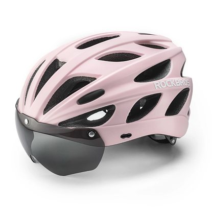 Picture of Rockbros Bike Helmet with Visor, Detachable UV Gog