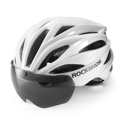 Picture of Rockbros Bike Helmet with Visor, Detachable UV Gog