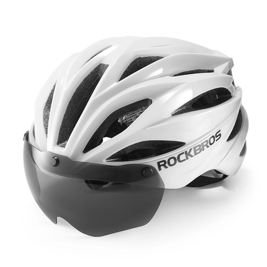 Picture of Rockbros Bike Helmet with Visor, Detachable UV Gog