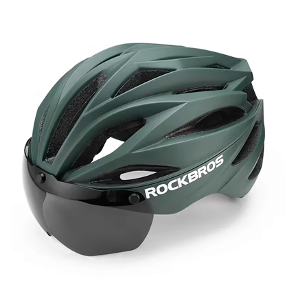 Picture of Rockbros Bike Helmet with Visor, Detachable UV Pro