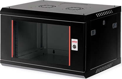 Picture of Roline 19" Wall Cabinet Basic Plus 6U, 600x450 BxT black