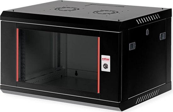 Picture of Roline 19" Wall Cabinet Basic Plus 6U, 600x450 BxT black