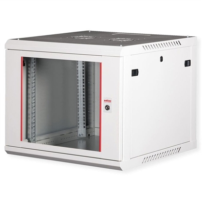 Attēls no Roline 19" Wall Cabinet Basic Plus 9U, 600x600 BxT grey
