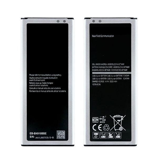 Picture of Samsung Replacement EB-BN910BBE Battery Samsung N910 Note 4 3220mAh (NO LOGO)