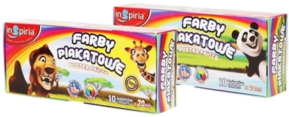 Изображение SCHEMAT Farby plakatowe 10 kolorów 20ml