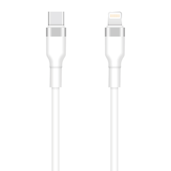 Picture of Setty USB-C - Lightning cable 1m 3A KSC-L-130 whit