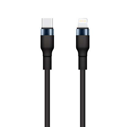 Attēls no Setty USB-C - Lightning cable 1m 3A KSC-L-131 blac