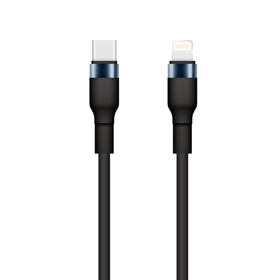 Picture of Setty USB-C - Lightning cable 1m 3A KSC-L-131 blac