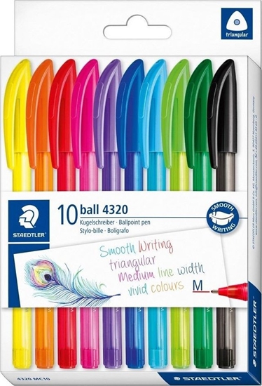 Picture of Staedtler Dugopis jednorazowy trójktny 4320 M 10 kolorów