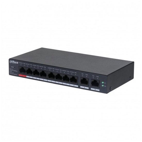 Picture of Switch zarzdzalny Dahua CS4010-8GT-60 8x1GbE 2x1GbE uplink PoE 60W