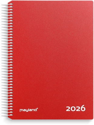 Изображение Timekalender rød PP-plast 2026