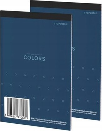 Picture of Top 2000 Blok notatnikowy Top 2000 Colors A7/100k kratka