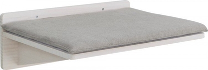 Picture of Trixie Platforma, dla kota, do montau na cianie, biaa, drewno, 50 × 17.5 × 36.5 cm, z poduszk