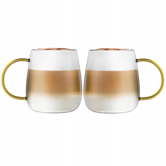 Picture of Vialli Design - Bolla zestaw dwóch szklanek z otym uchem 400ml