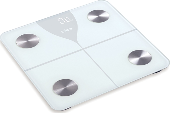 Picture of Waga azienkowa Evolveo EVOLVEO Salente SlimFit, osobní diagnostická fitness váha, Bluetooth, bílá