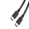 Изображение Kabel USB XO USB-C - USB-C 1.5 m Czarny (NB-Q199)