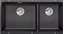 Изображение Zlewozmywak Blanco Subline 480/320-U Silgranit antracyt z korkiem InFino (523584)