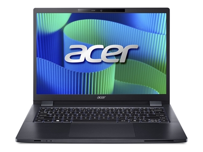 Attēls no Acer | TravelMate TMP414-53-G2-TCO-585Q | Slate blue | 14 " | WUXGA | 1920 x 1200 pixels | Intel Core 5 | 120U | 16 GB | DDR5 | Solid-state drive capacity 256 GB | Intel Iris Xe Graphics | Windows 11 Pro | 4G | Keyboard language English | Keyboard backlit