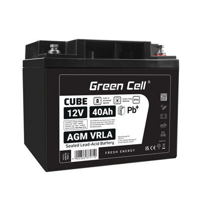 Picture of Akumulator AGM VRLA 12V 40Ah IP54