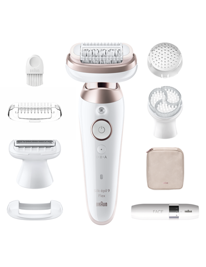 Изображение Braun SES9-360 Silk épil 9 Flex 3D, White/Rose |